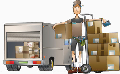 快递物流配送 现代供应链中的关键一环与数字化表达